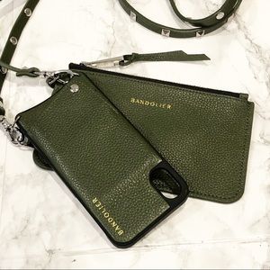 Bandolier Pebble Leather Case and Pouch XS/X
